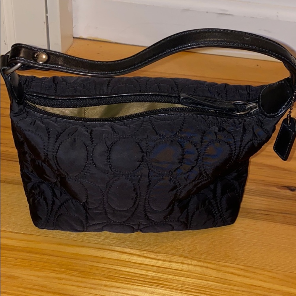 Coach quilted hand bag